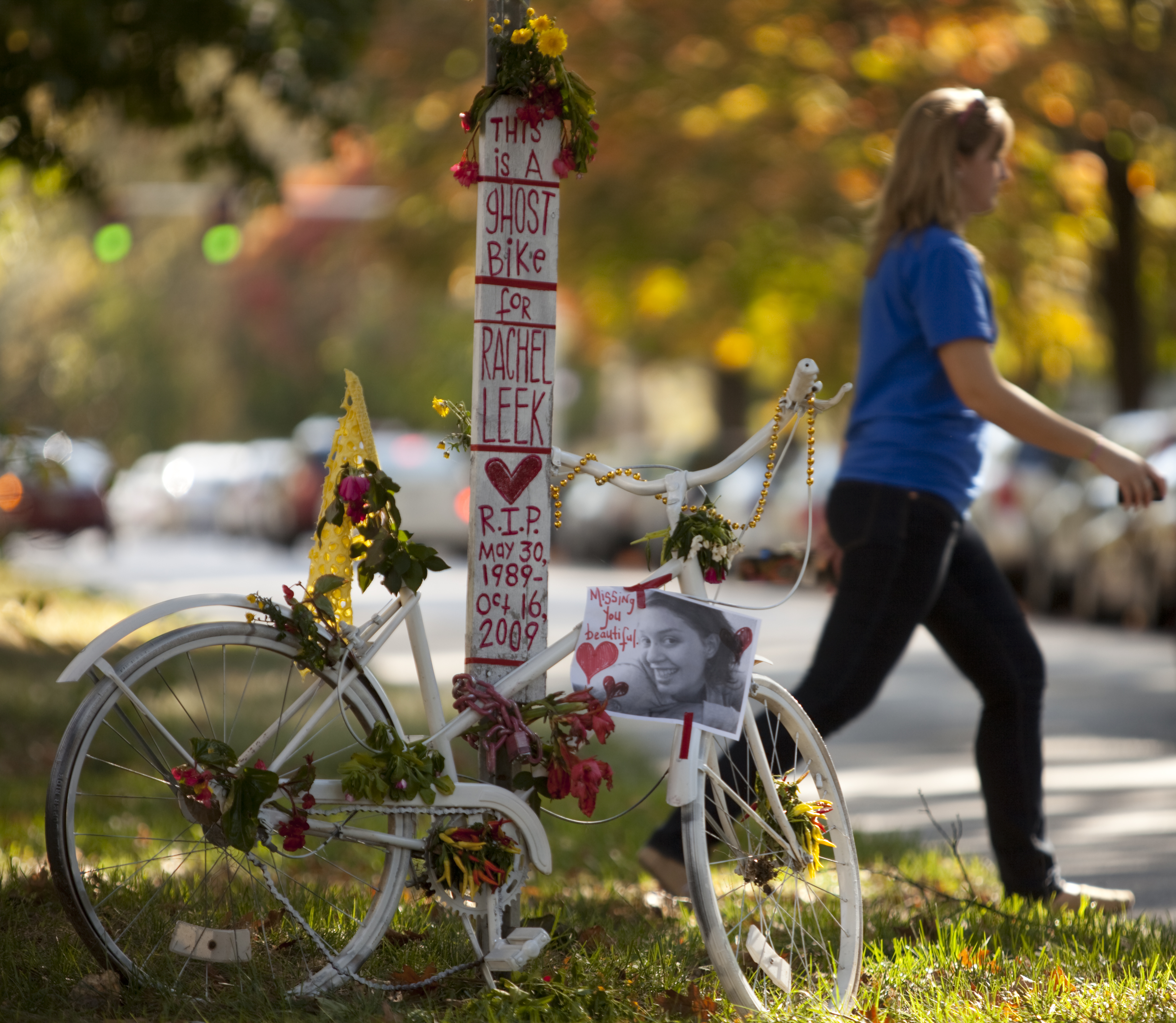 Ghost bike memorial honors cyclist killed in hit-and-run | News, Sports ...